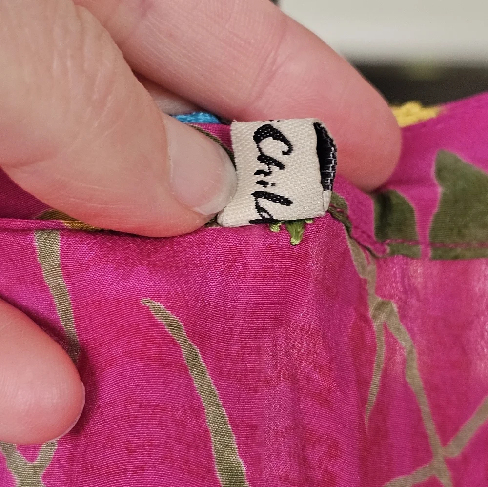 Sunchild Silk Embroidered Kaftan Dress - Picture 8 of 8